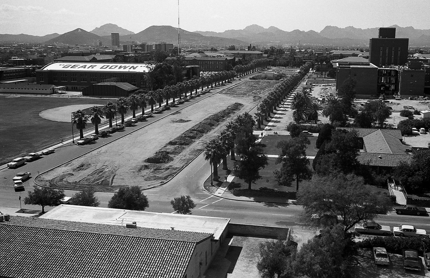 UA Mall in 1966